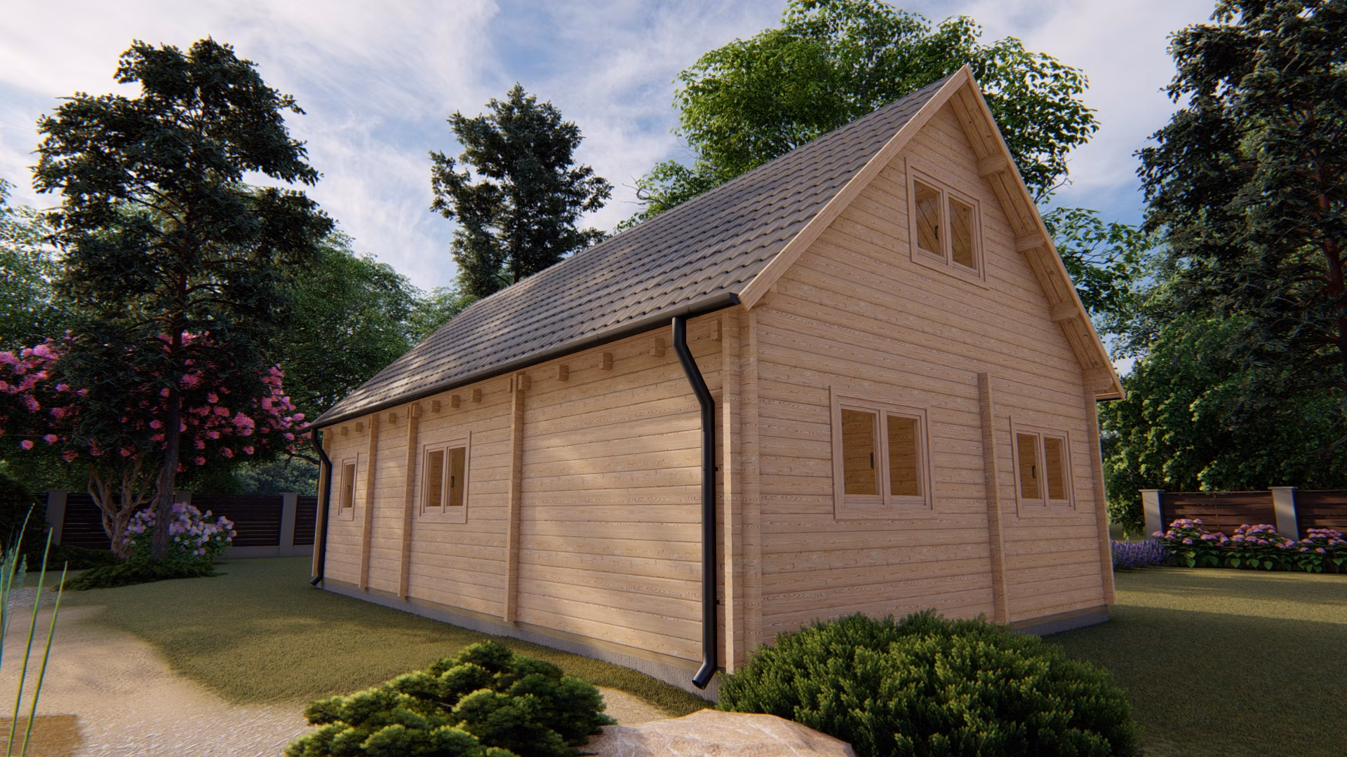 Chata Felix 6m x 10m (68mm)