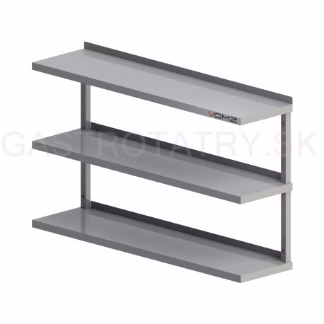 nastenna trojpolica jaklova h 250 300 350 mm s 600 1800 mm