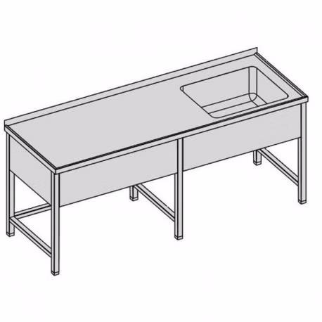 umyvaci stol s vanou a krytom dlhy hl 700 800 mm sir 2000 2800 mm