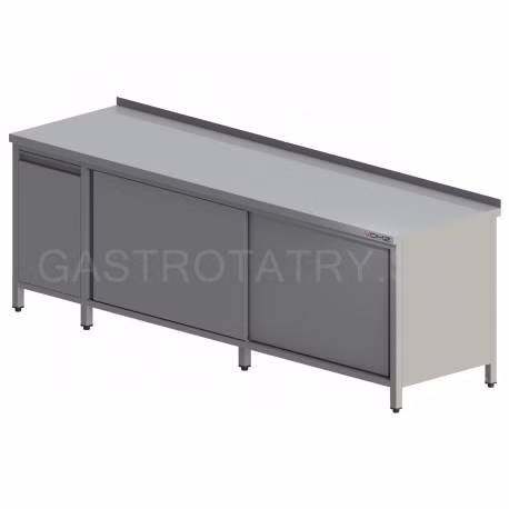 pracovny stol s vyklopnym kosom a posuvnymi dverami dlhy