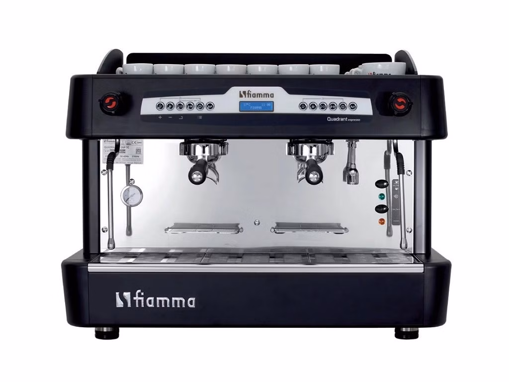 9353 kavovar dvojpakovy cierny quadrant