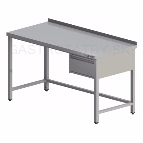 pracovny stol jednoduchy so zasuvkou h 600 800 mm s 600 1900 mm