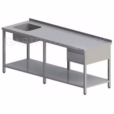 umyv stol so zasuv a policou dlhy hl 600 800 mm sir 2000 2800 mm