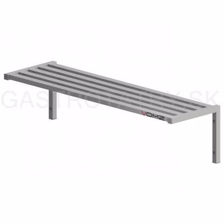 nastenna polica rostova h 250 300 350 mm s 600 1800 mm