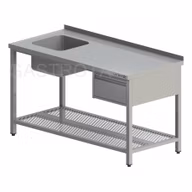umyvaci stol so zasuvkou a perf pol hl 600 800 mm sir 1000 1900 mm