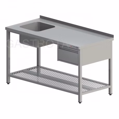 umyvaci stol so zasuvkou a perf pol hl 600 800 mm sir 1000 1900 mm