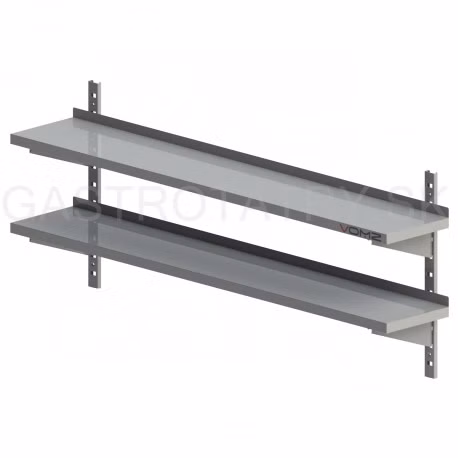 nastenna dvojpolica hl 250 300 350 mm sir 600 1800 mm