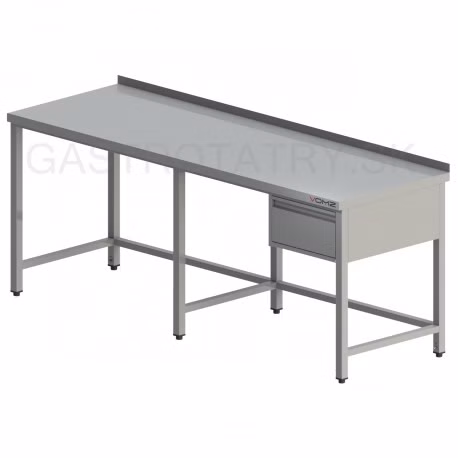 pracovny stol jednoduchy so zasuvkou dlhy