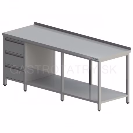 pracovny stol 3 zasuv s pol bocny dlhy h 600 700 800 mm s 2400 2800 mm