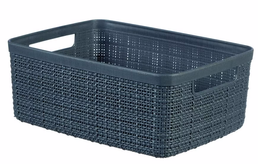 Kôš Curver® JUTE S 5L, antracit, 27x20x11 cm