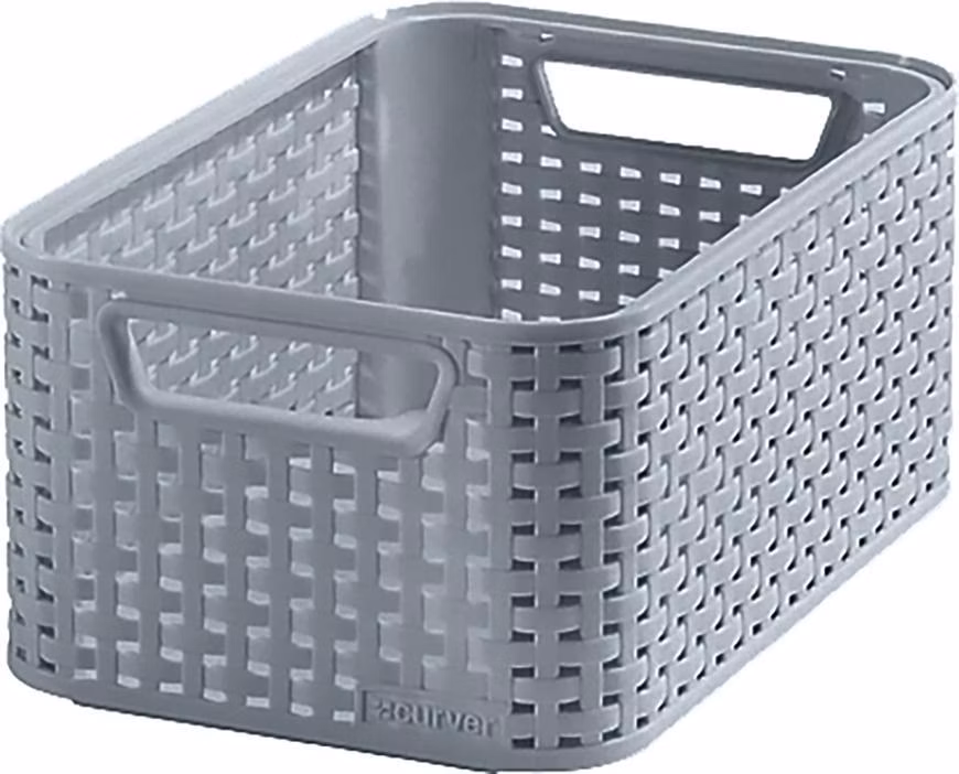 Košík Curver® STYLE S, sivý, 19,4x28,5x13 cm