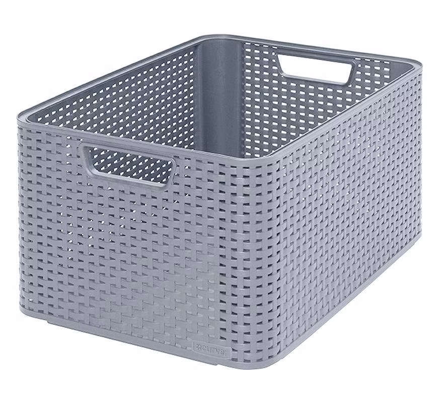 Kôš Curver® STYLE L, sivý, 32,6x43,6x23 cm