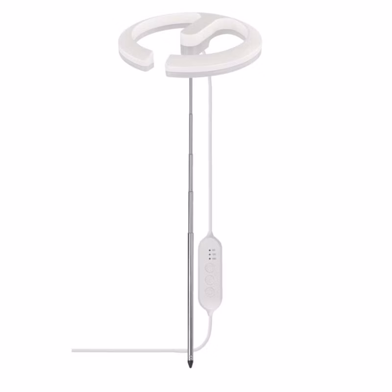 LED GROW pestovateľská lampa 8 W, časovač, stmievateľná, biela