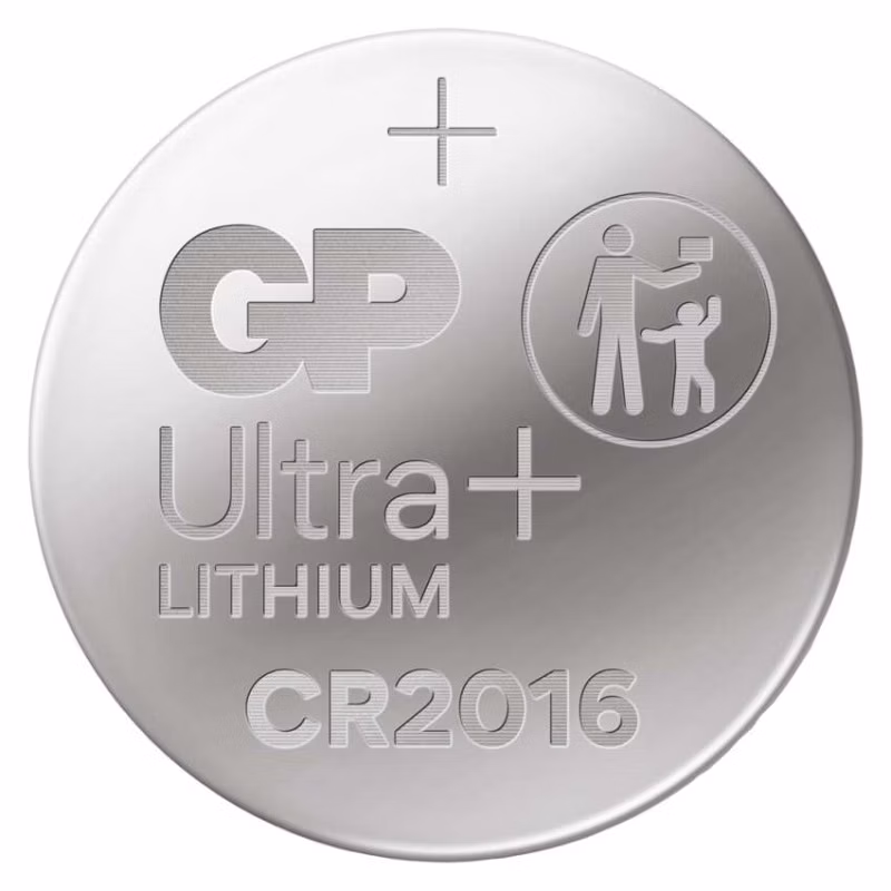 Lítiová gombíková batéria GP Ultra plus CR2016, 2 ks