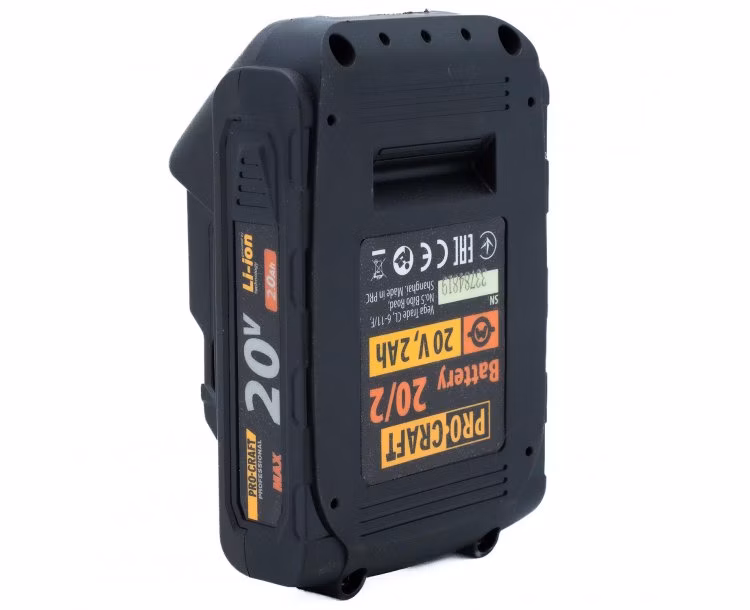Akumulátor 20V Li-ion, 2000mAh Procraft 20/2A | 20/2A