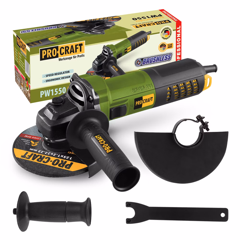 Uhlová brúska Procraft PW1550 | PW1550