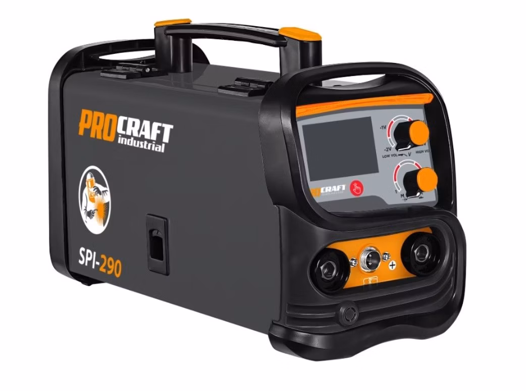 Kombinovaná invertorová zváračka Co Flux – trubičkový drôt, MMA, TIG lift Procraft SPI-290 | SPI-290
