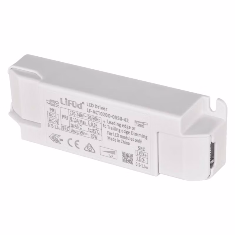 Triakový stmievateľný ovládač pre LED svietidlo 550mA 20W
