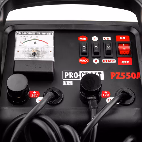 Nabíjačka autobatérií so štartovacím napájaním Procraft PZ550A | PZ550A