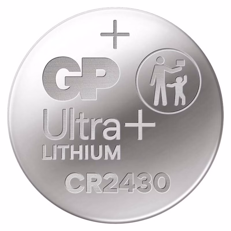 Lítiová gombíková batéria GP CR2430, 1 ks