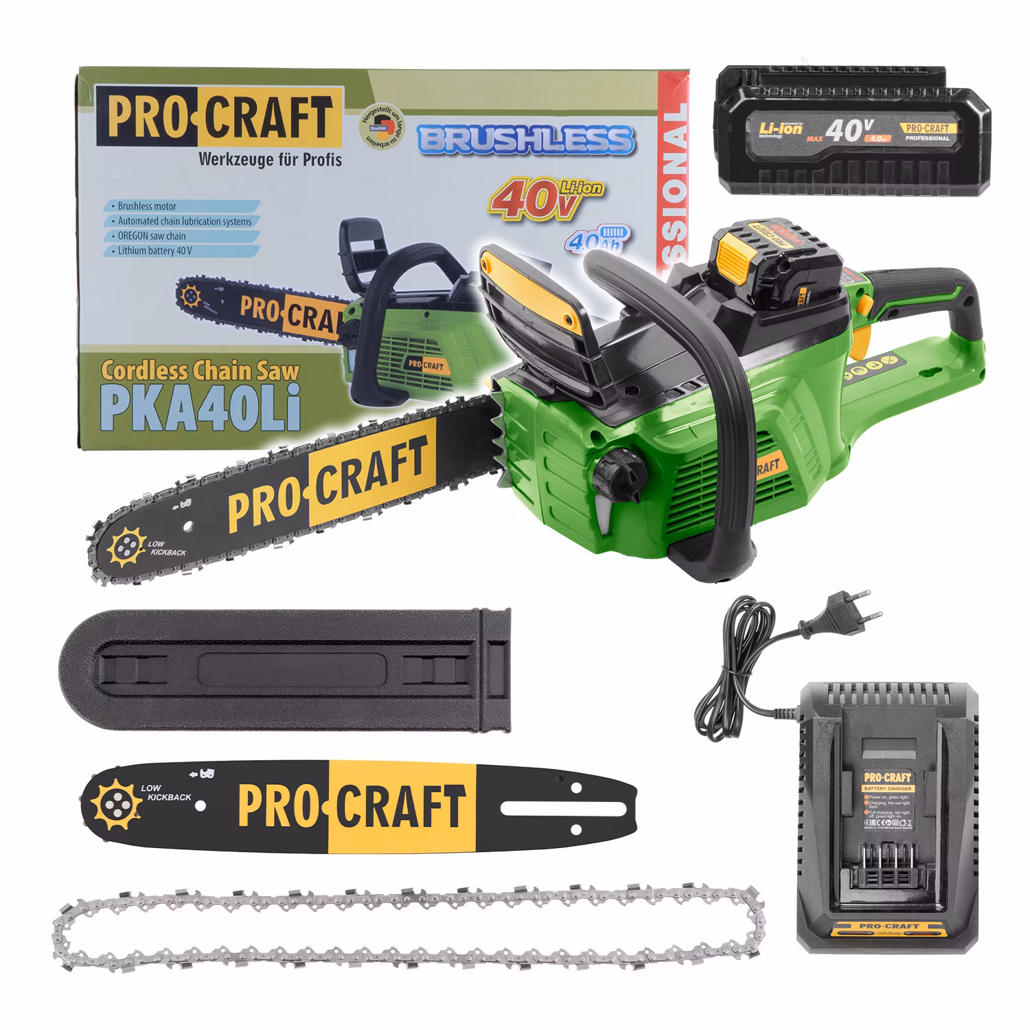 AKU reťazová píla Procraft PKA40Li | PKA40Li