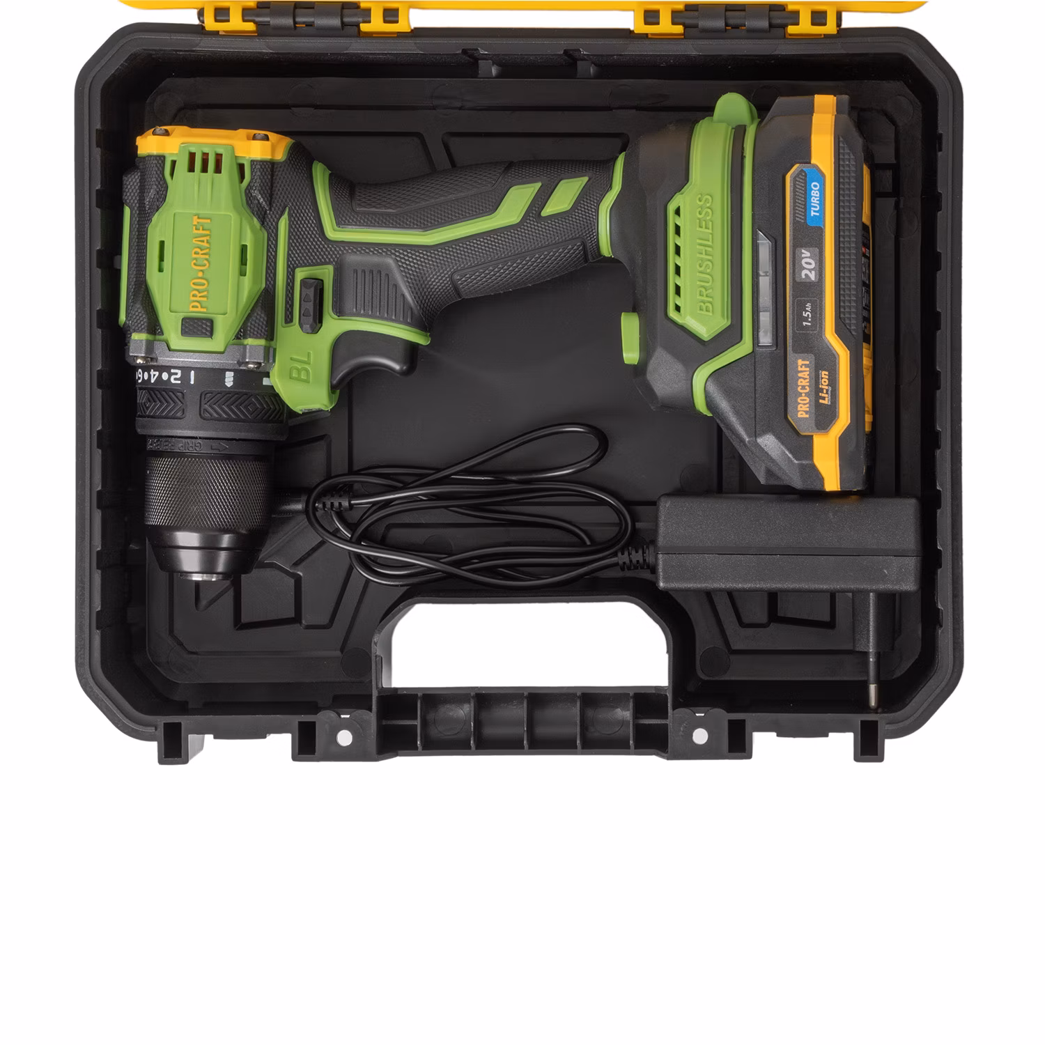 Aku skrutkovač Procraft PA18Pro s LED reflektorom LL20bb | SPA18Pro/LL20