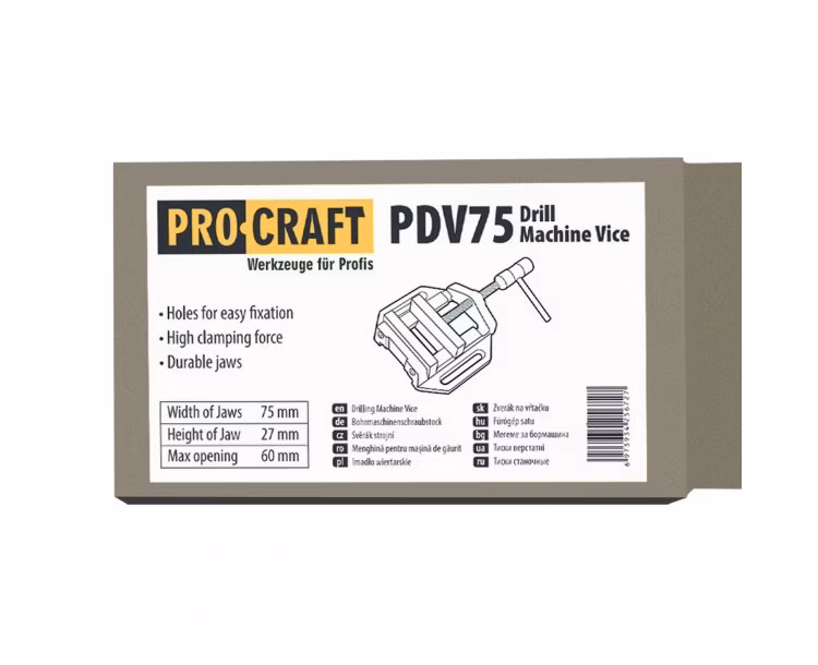 Vŕtacia svorka Procraft PDV75 | PDV75