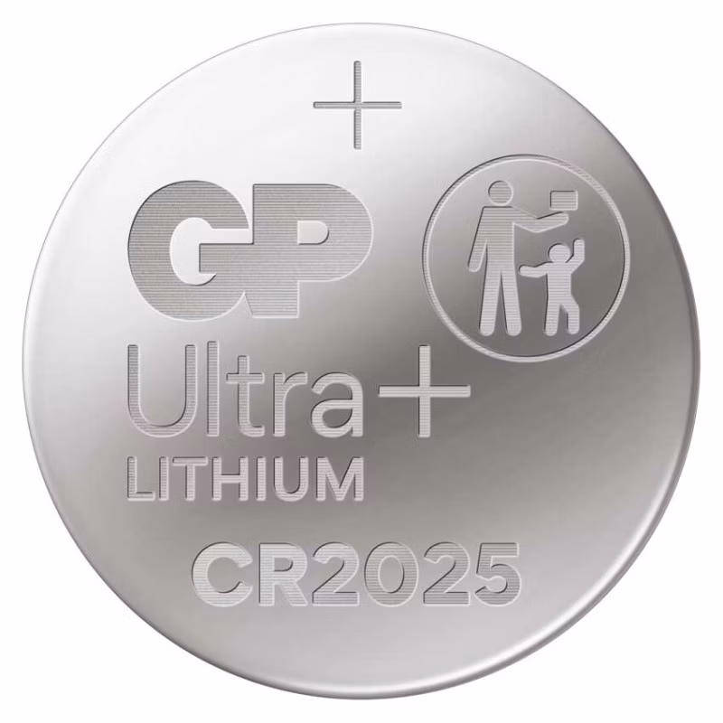 Lítiová gombíková batéria GP CR2025, 1 ks