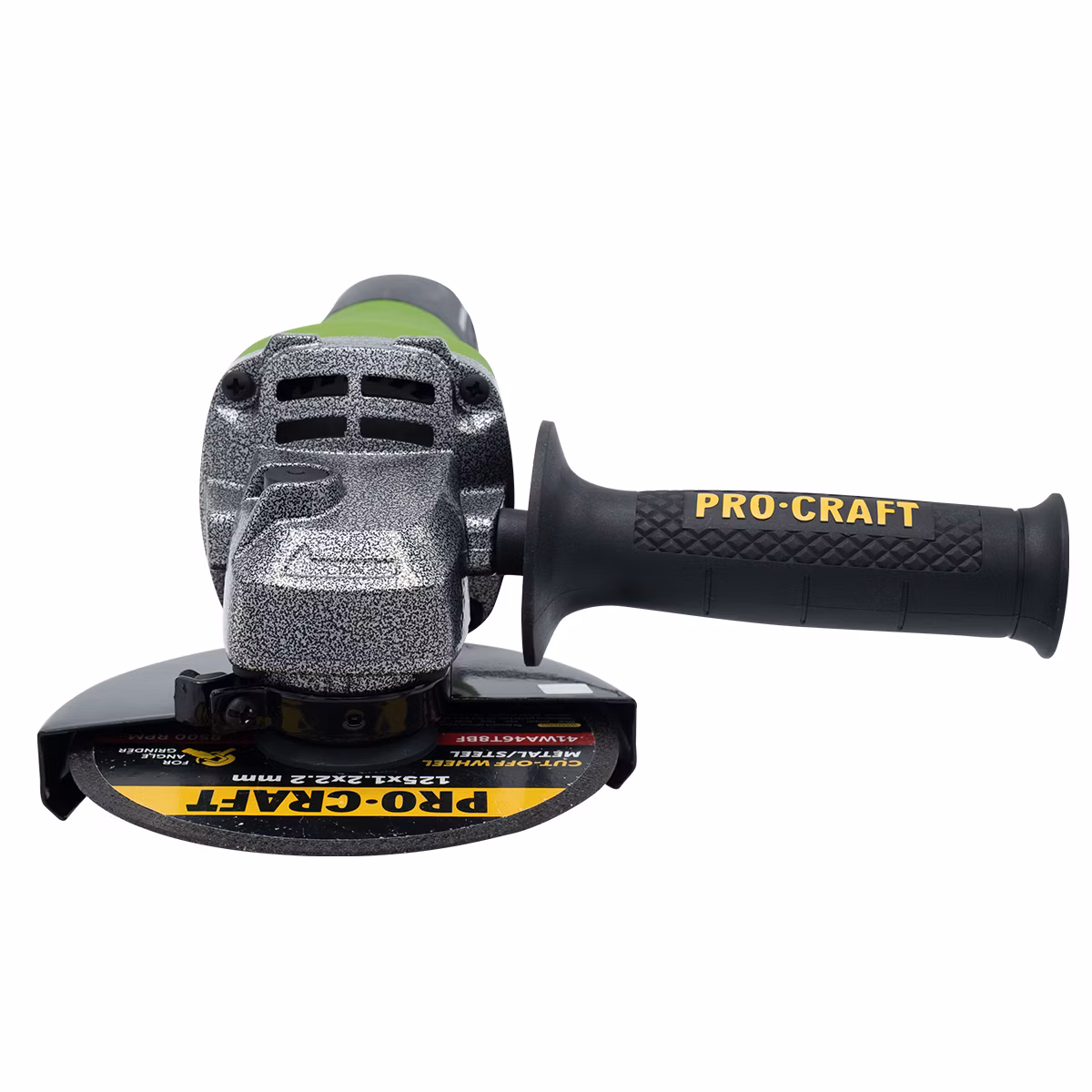 Uhlová brúska Procraft PW1050 + 10x rezací kotúč CD125x1,0 , 2x lamelový kotúč | SPW1050