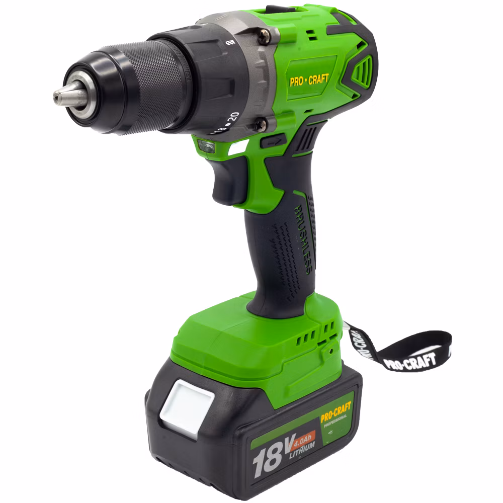 Akumulátorový vŕtací skrutkovač Procraft PA18BL | PA18BL