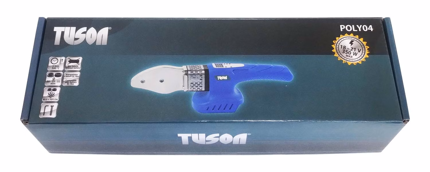 TUSON - Polyfúzny zvárací stroj 350W AKU 18 V (Makita; bez batérie)