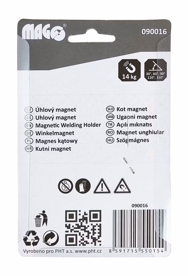 Uhlový magnet - nosnosť 14 kg