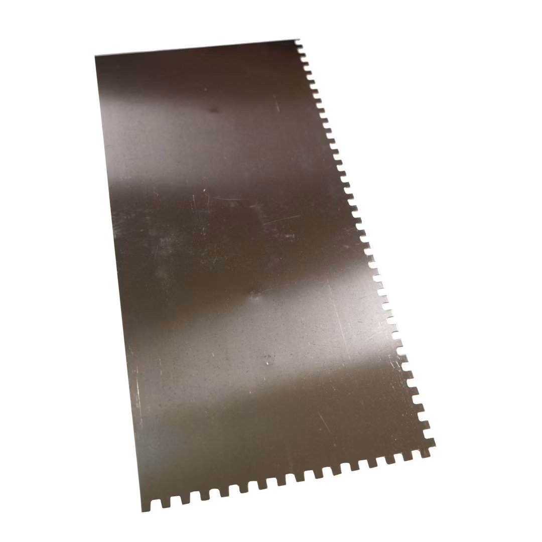 Hladítko nerezové 270x130 mm zub 4mm plastová rukoväť