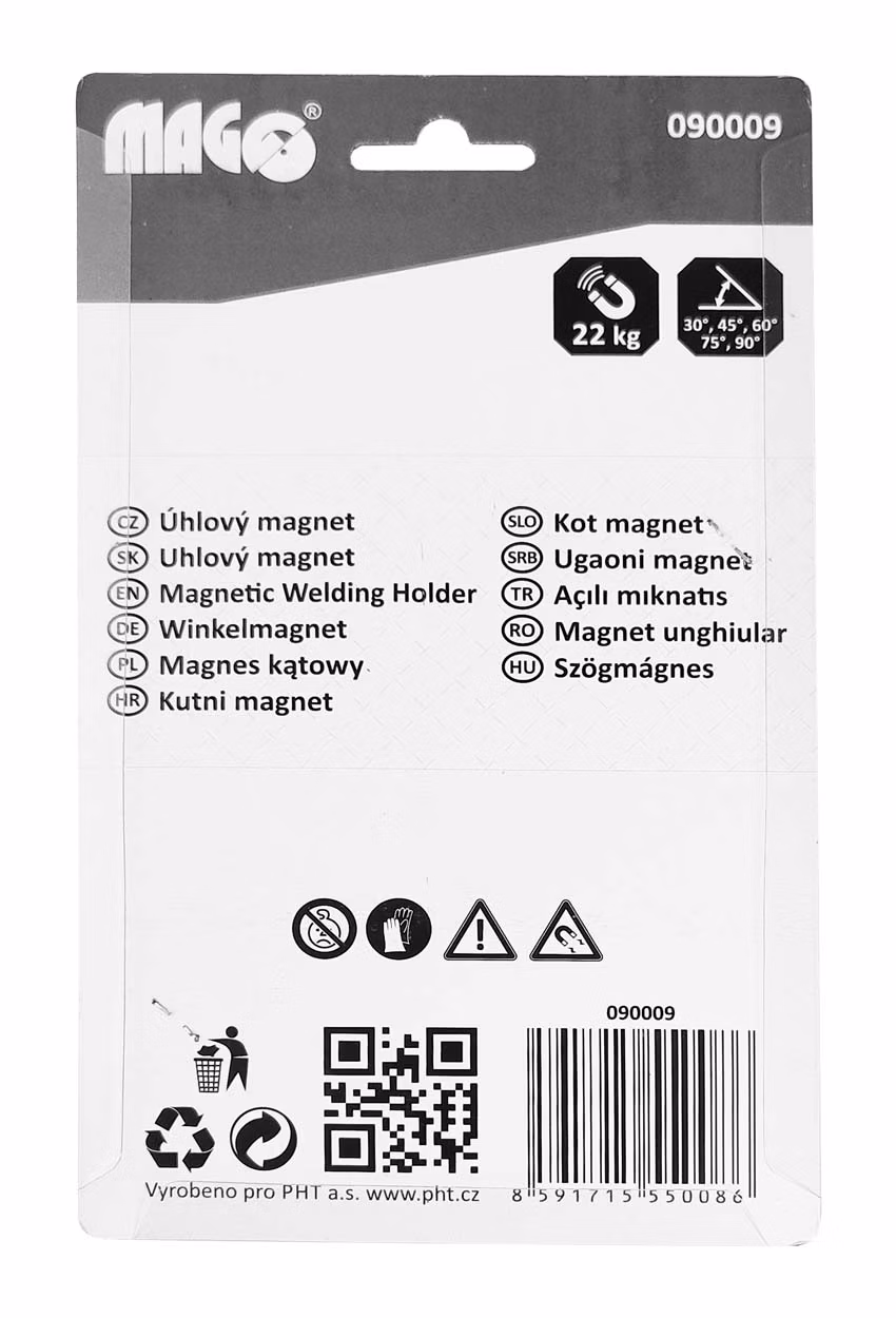 Uhlový magnet - nosnosť 22 kg