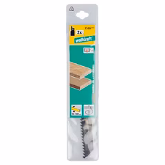 WOLFCRAFT - Pílové listy do chvostovej píly CV, drevo a plast, jemné krivkové rezy 130mm, 2ks
