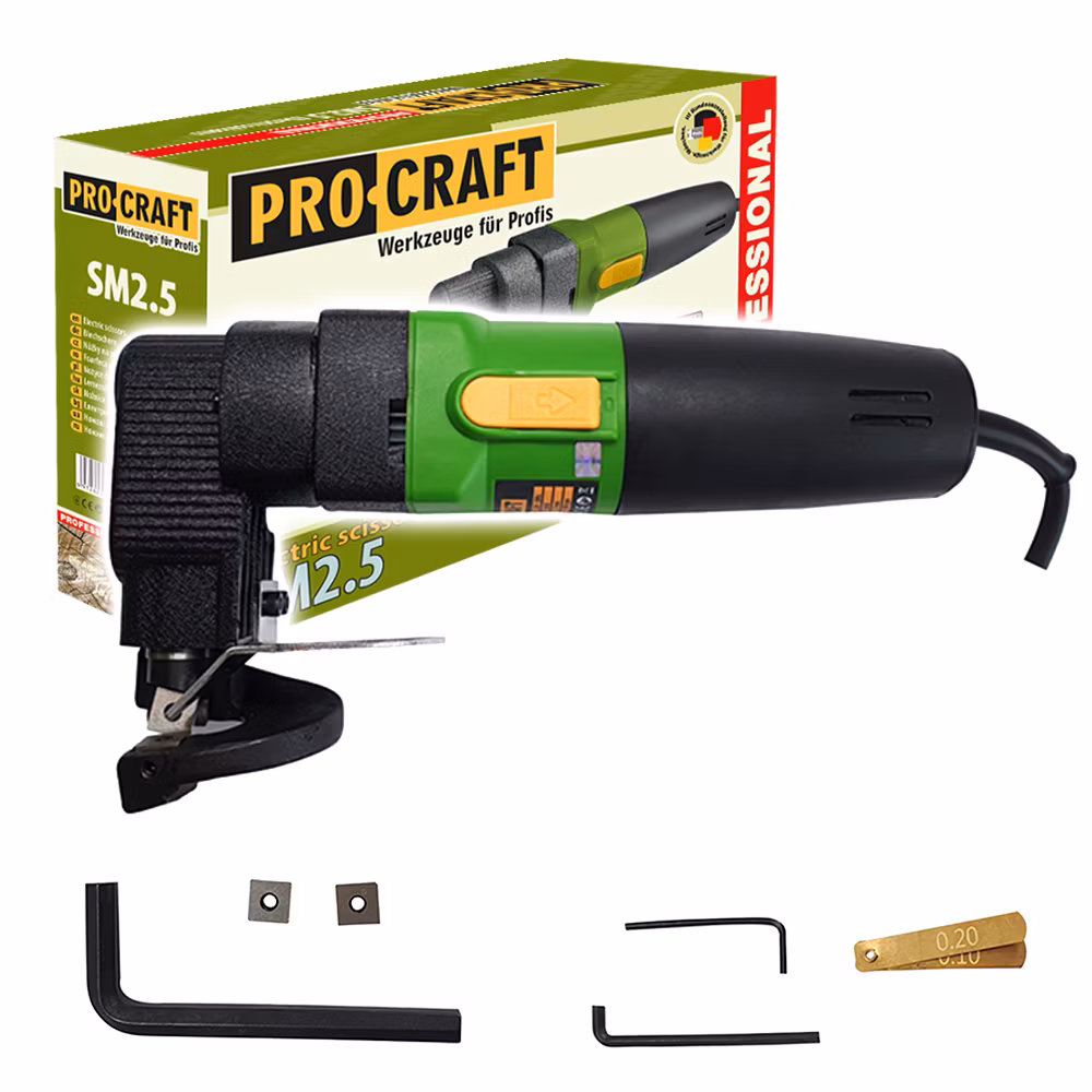 Procraft SM 2,5 elektrické nožnice na plech | SM 2,5