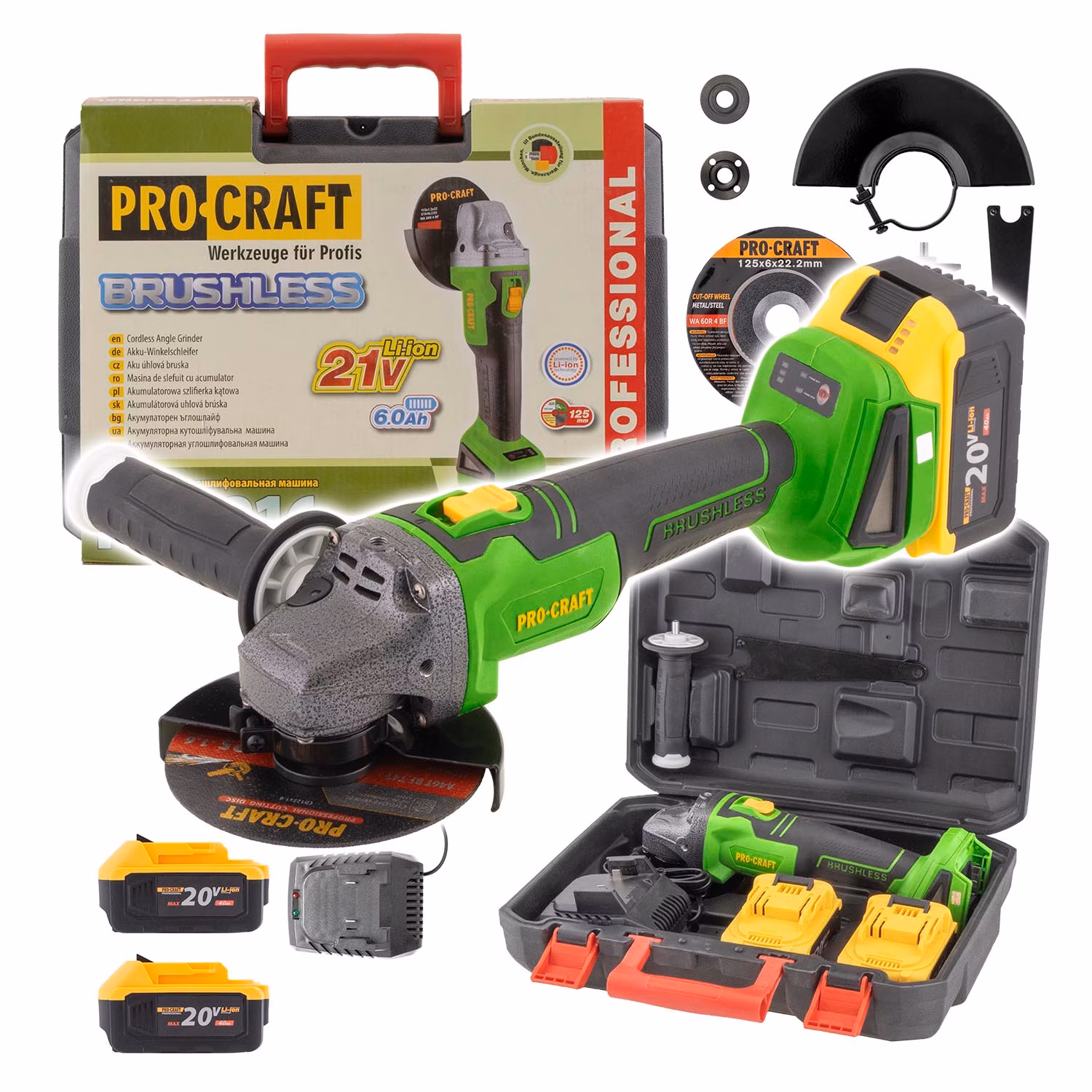 Aku brúska Procraft PWA216 | PWA216