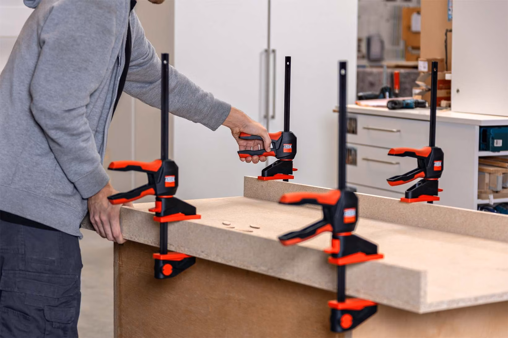 BESSEY - Jednoručná svorka s otočnou rukoväťou EZ360 450/80