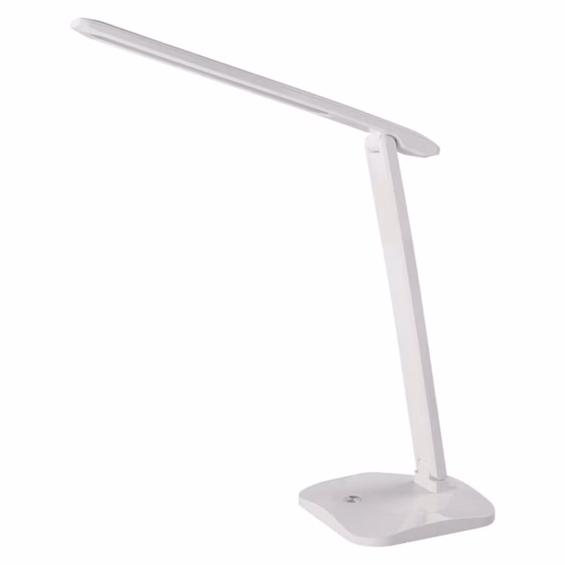 LED stolná lampa CHASE, biela