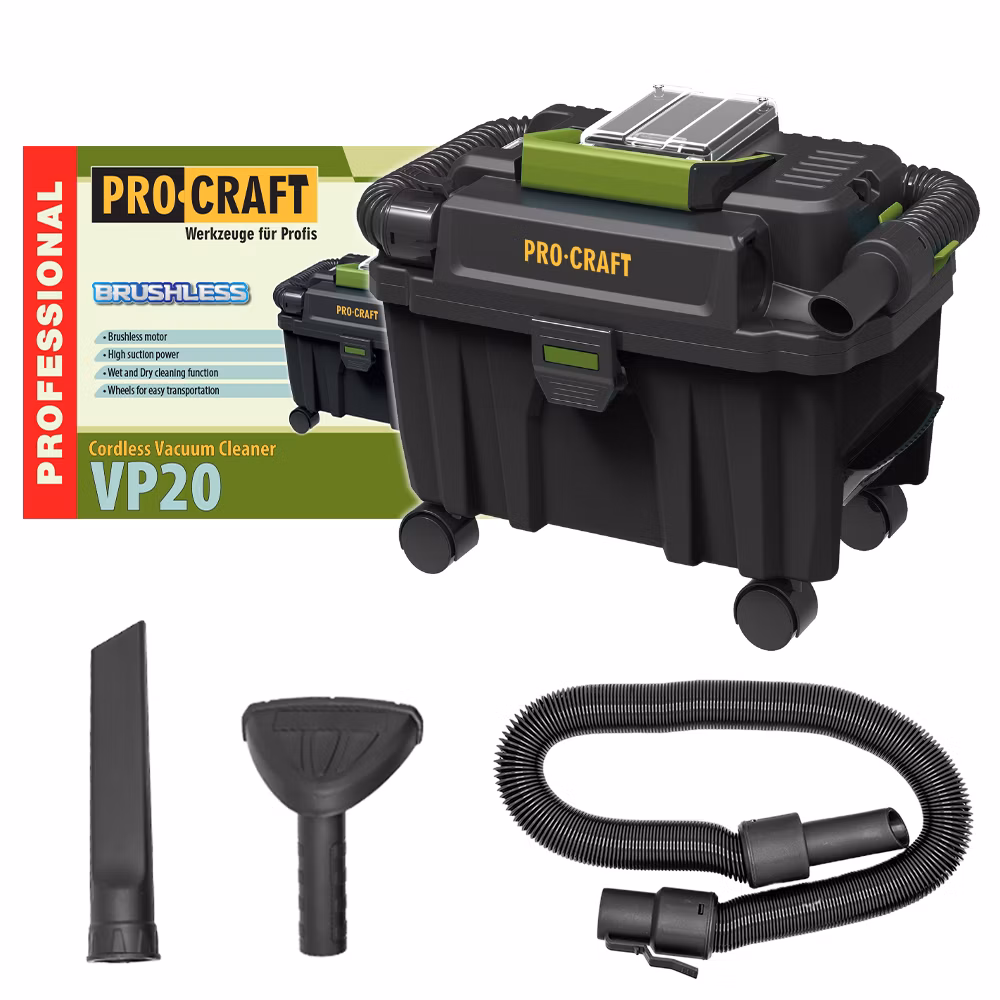 Akumulátorový priemyselný vysávač Procraft VP20 | VP20