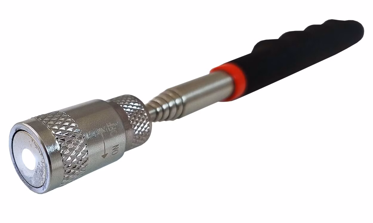 Teleskopický magnet s LED svetlom