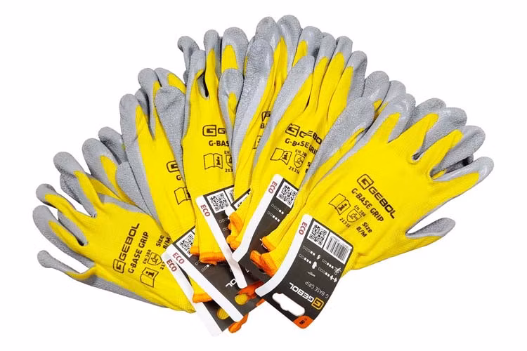 GEBOL - Pracovné rukavice pre montážnikov G-Base Grip veľkosť 8 - blister