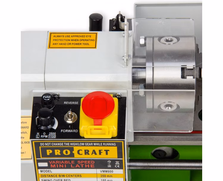 Sústruh na oceľ a plast Procraft VMM800 | VMM800