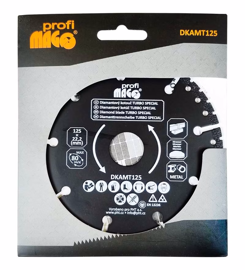 MAGG Profi - Diamantový kotúč TURBO SPECIAL 125x22,2mm