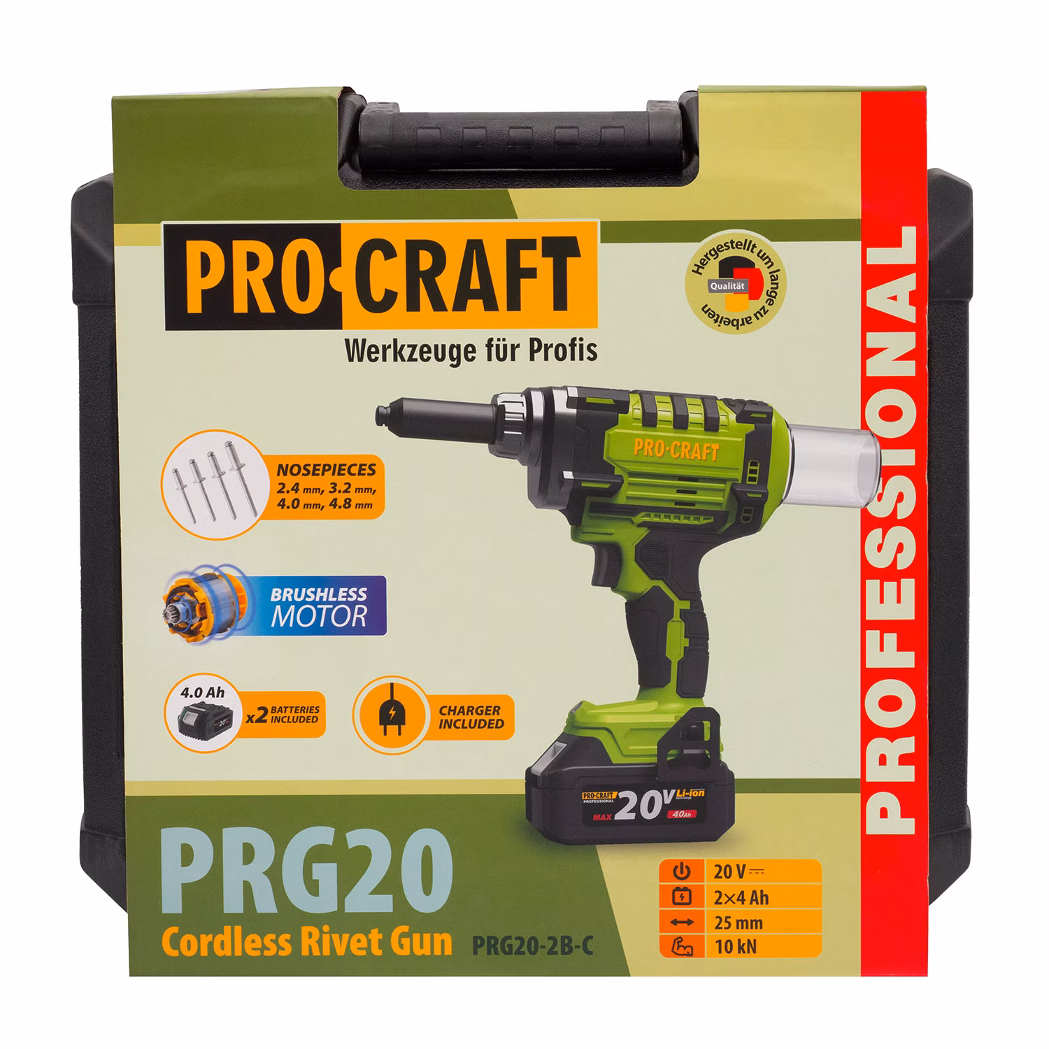 Aku nýtovací pistole Procraft PRG20 | PRG20