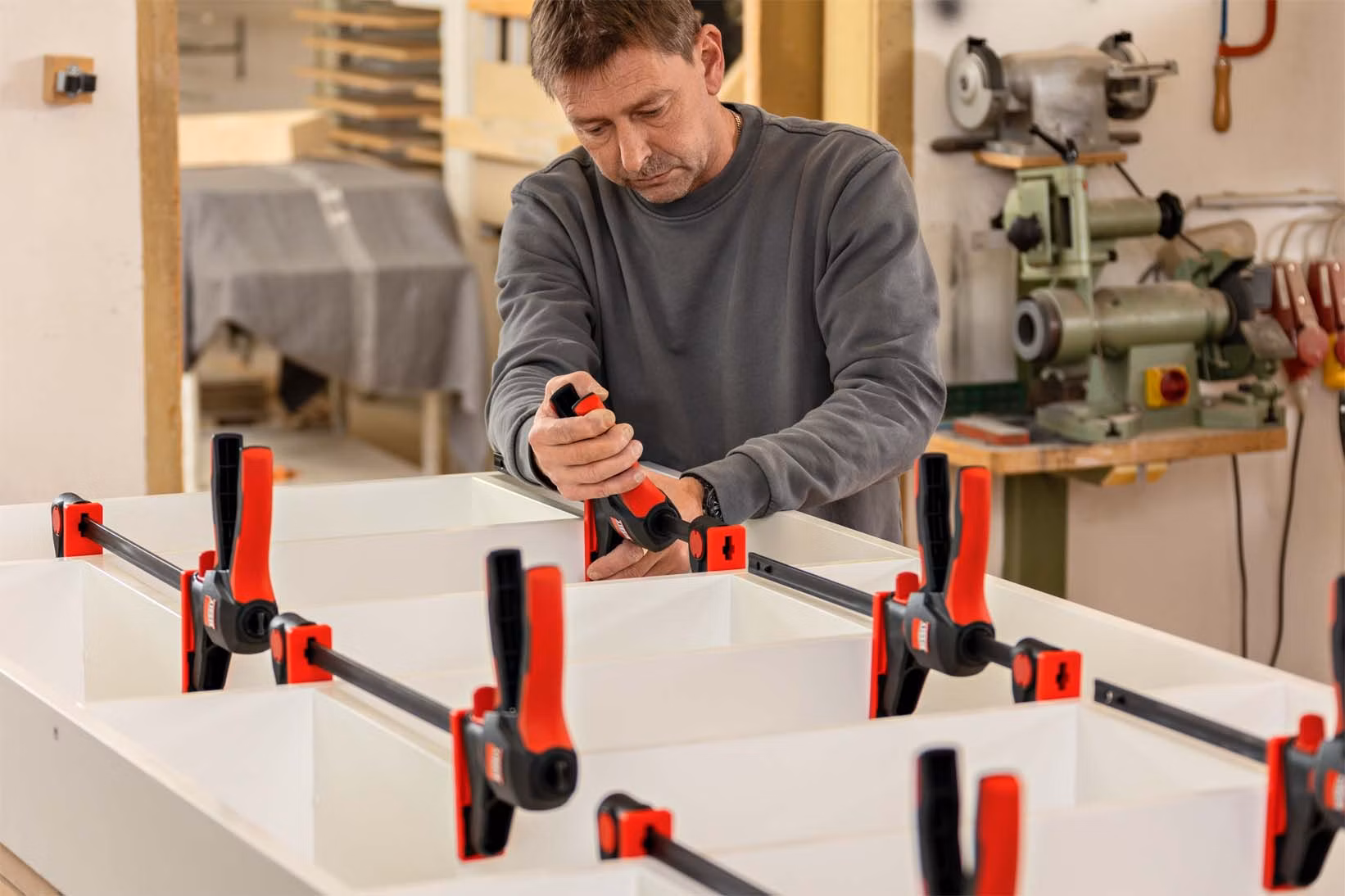 BESSEY - Jednoručná svorka s otočnou rukoväťou EZ360 600/80