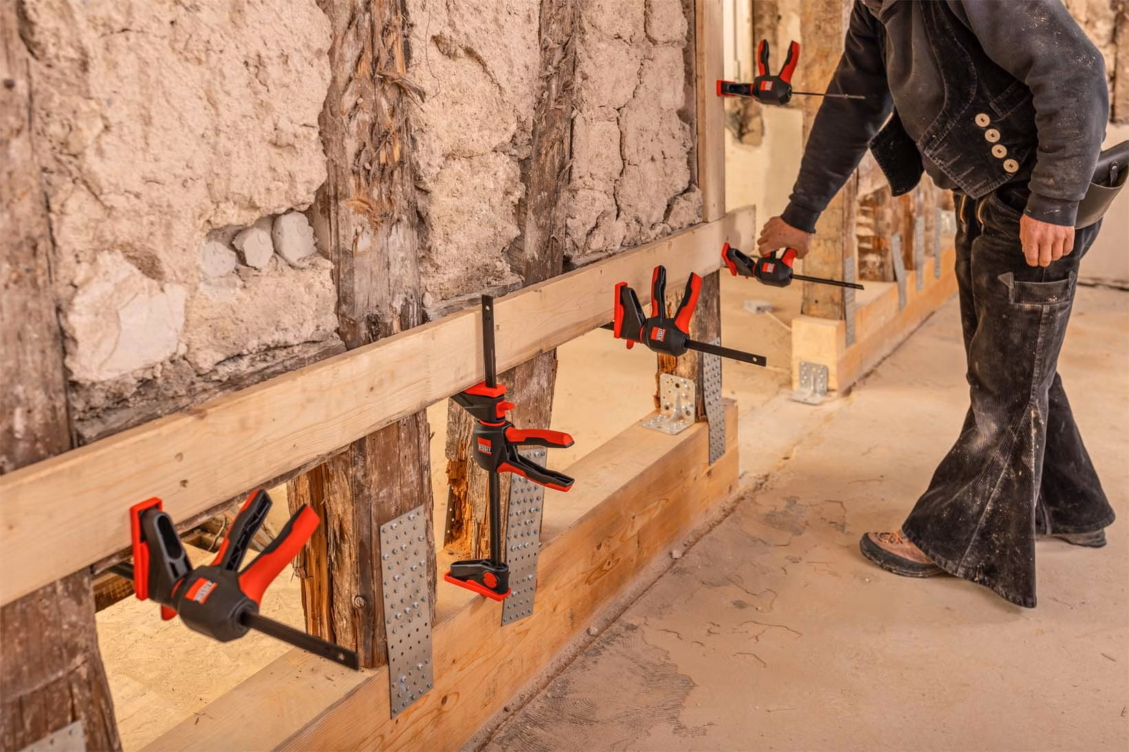 BESSEY - Jednoručná svorka s otočnou rukoväťou EZ360 600/80