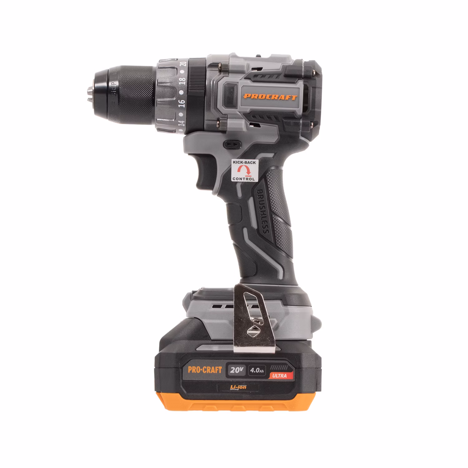 Akumulátorový vŕtací skrutkovač Procraft Industrial CD20A | CD20A-1b-c