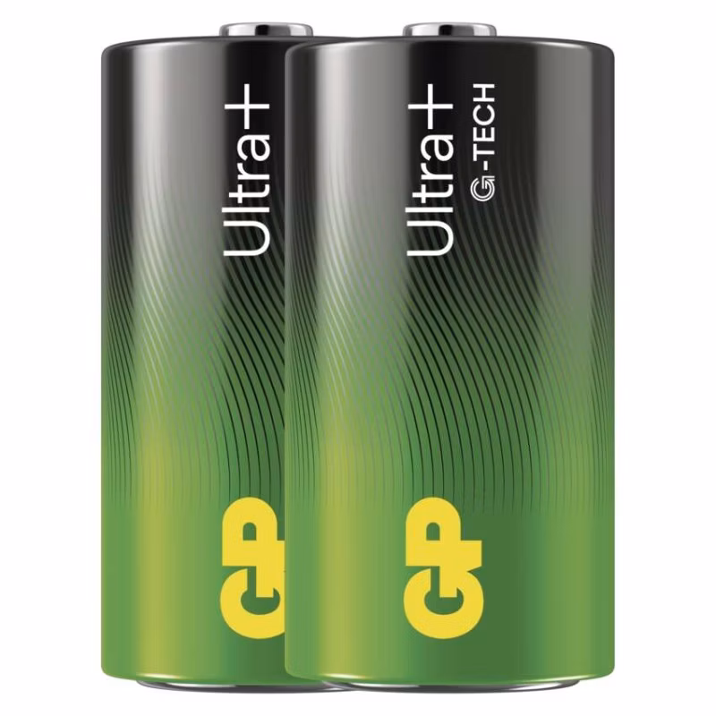 Alkalická batéria GP Ultra Plus LR14 (C), 2 ks