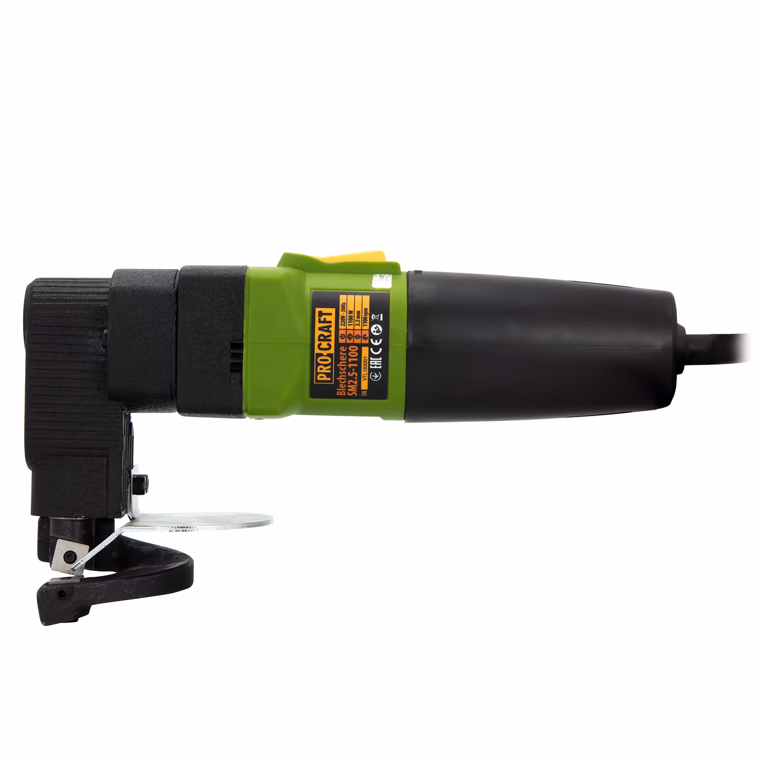 Procraft SM 2,5 elektrické nožnice na plech | SM 2,5